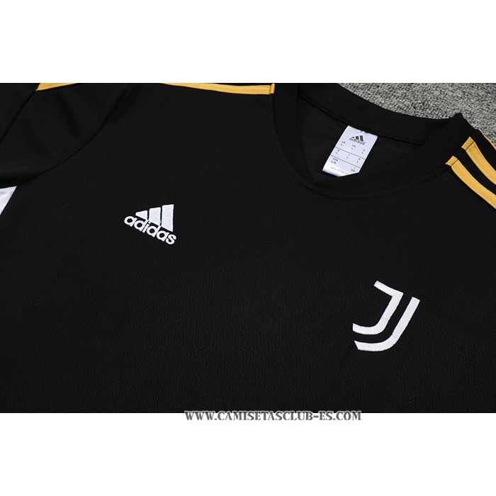 Chandal del Juventus 22-23 Manga Corta Negro - Pantalon Corto
